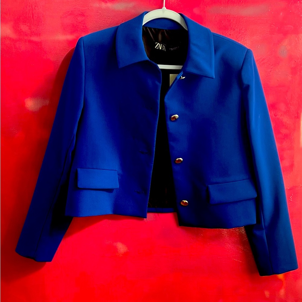 Zara women’s blazer size M NEW WITH TAGS